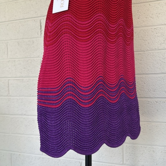 NWT Torn by Ronny Kobo Hope Dress in Red Multi, M - Picture 5 of 16